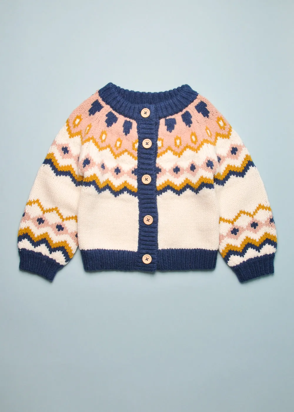 JAQUELINE CARDIGAN - OFF WHITE/MULTI