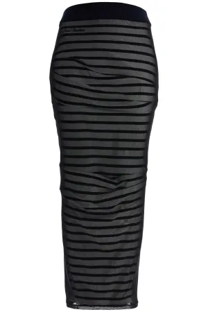 Jean Paul Gaultier Striped Skirt In