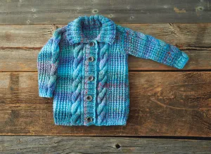 Kids Cabled Jacket Pattern