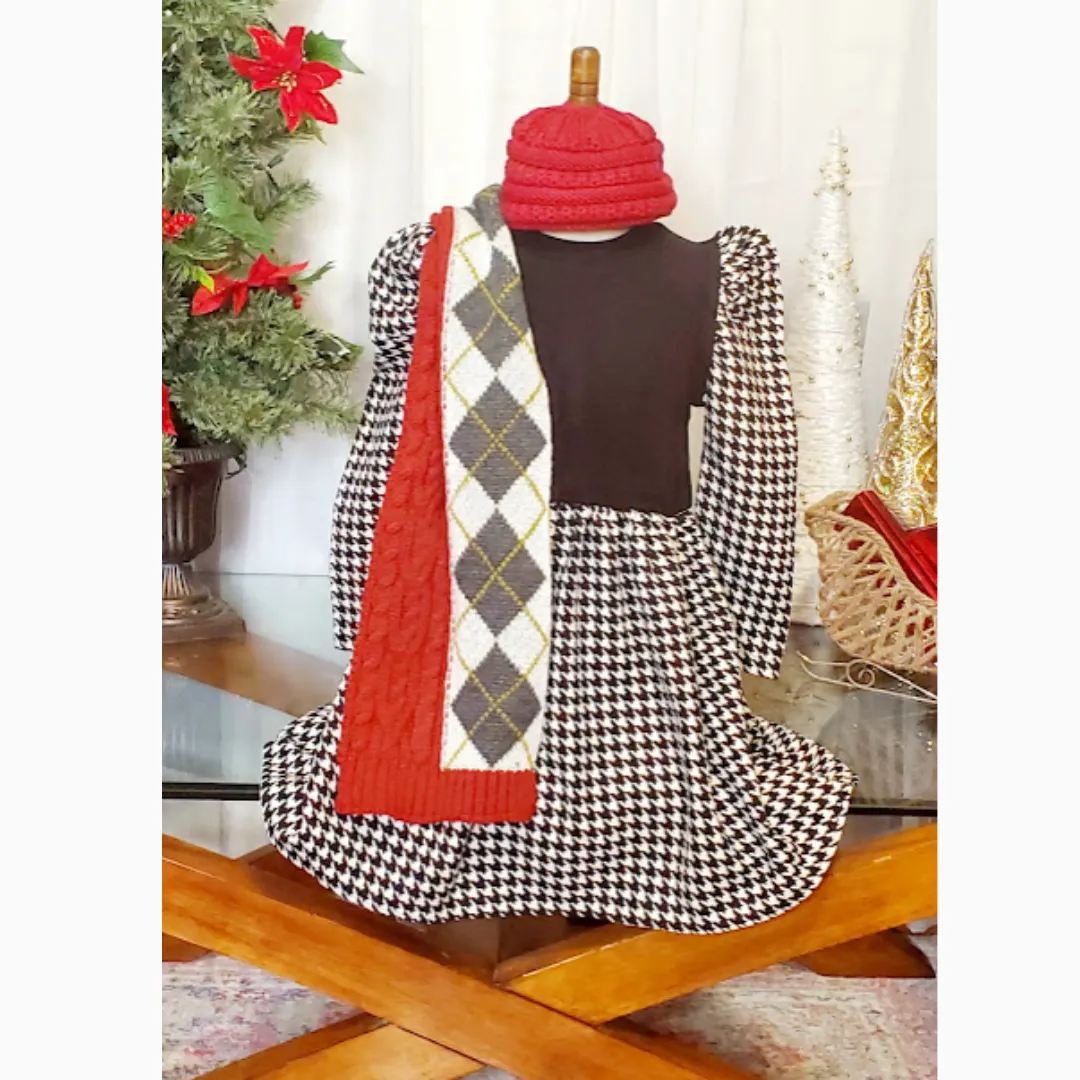 Kid's Rhombus Holiday Scarves