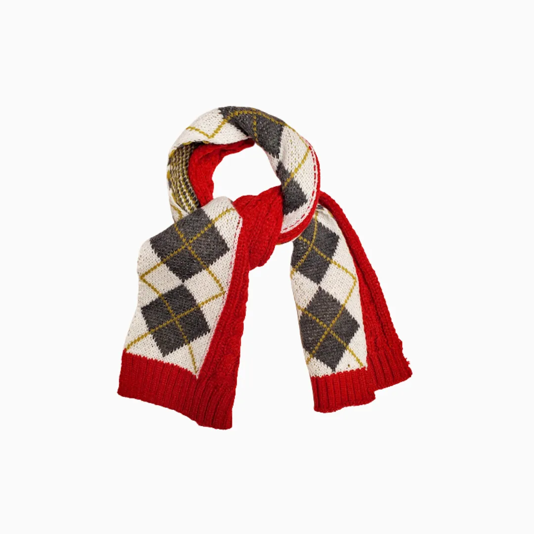 Kid's Rhombus Holiday Scarves