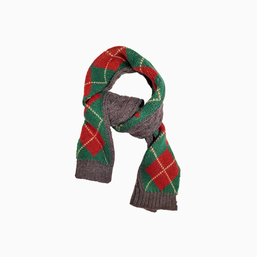 Kid's Rhombus Holiday Scarves