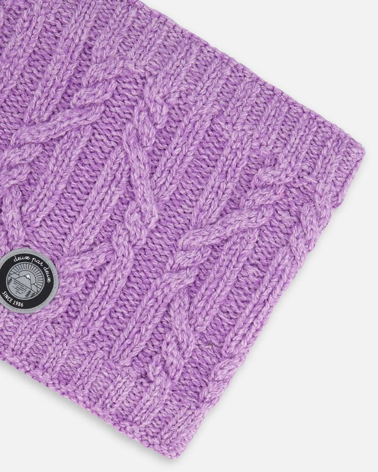 Knit Neckwarmer Purple