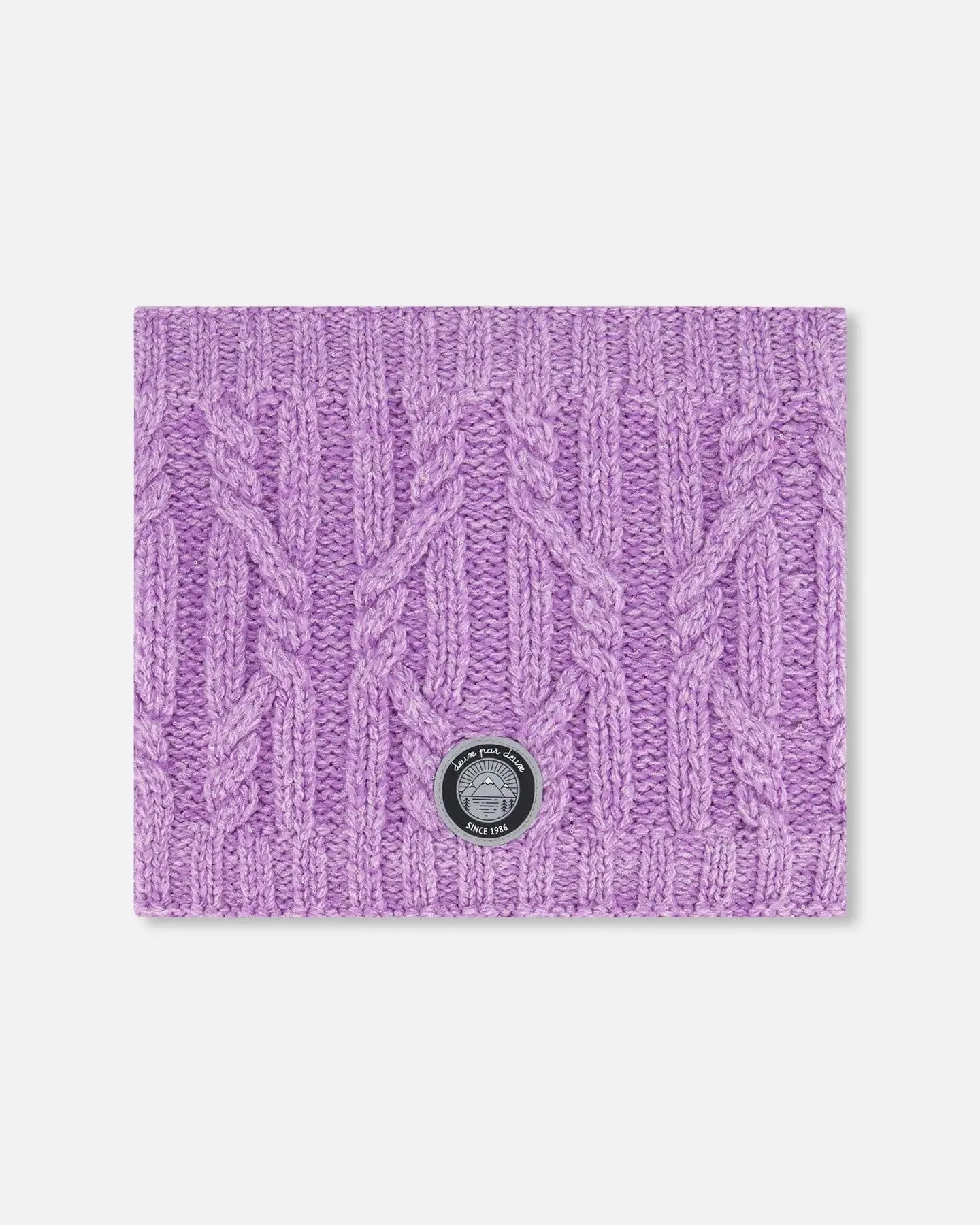 Knit Neckwarmer Purple