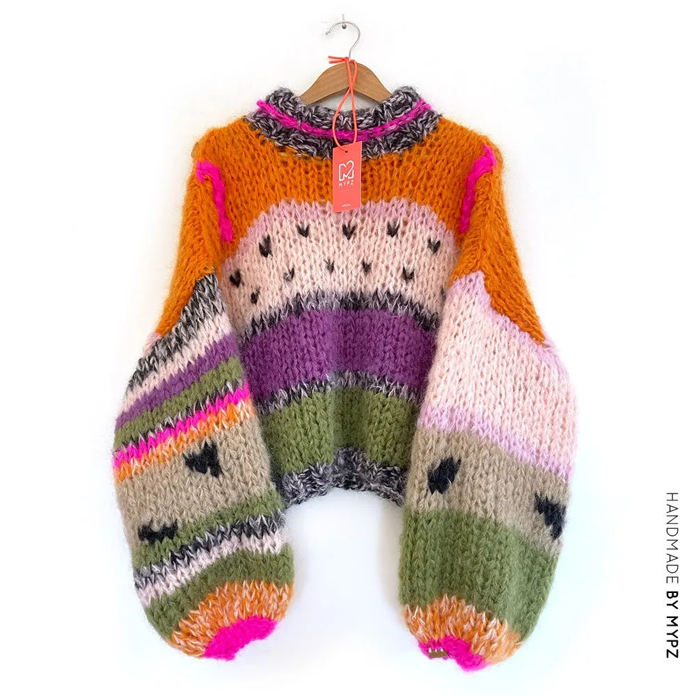 Knit pattern – MYPZ basic chunky mohair pullover Watermelon NO.15 (ENG-NL)