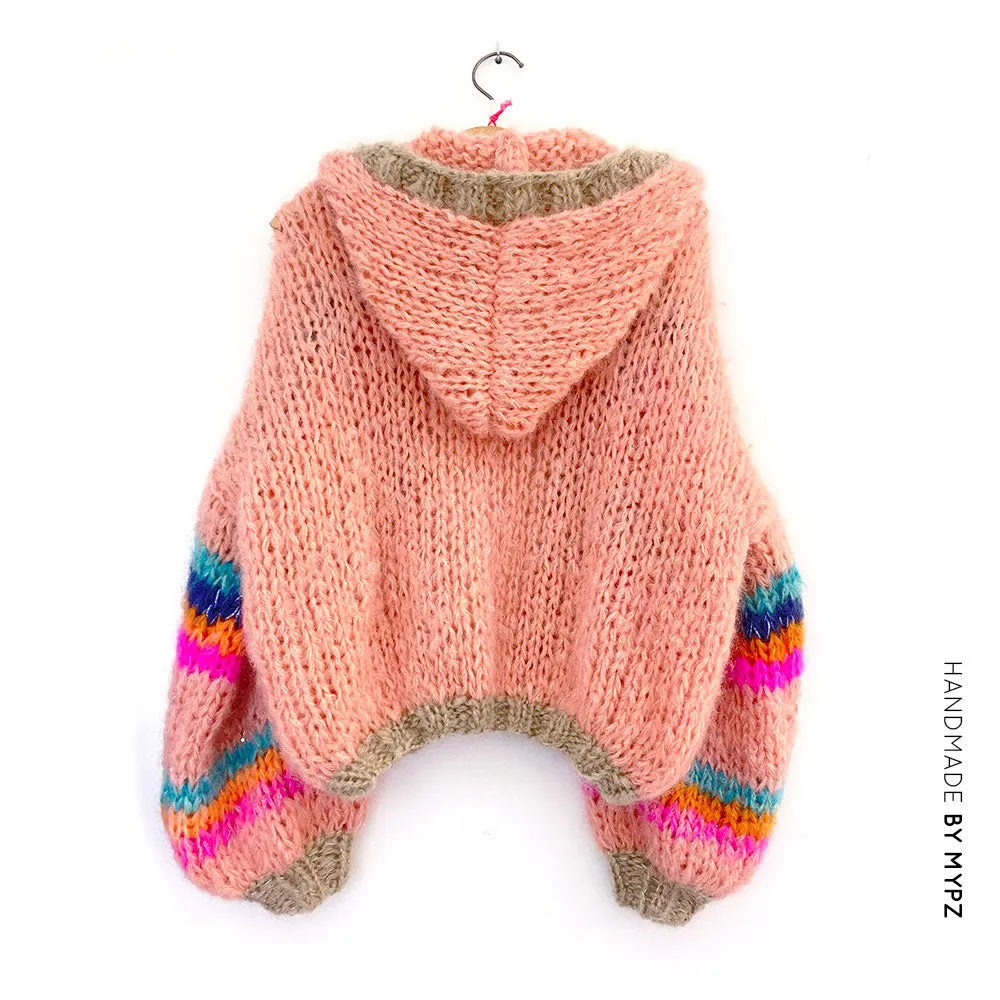 Knit Pattern - MYPZ Mohair Bomber Jacket with hoodie No.15 (ENG-NL)