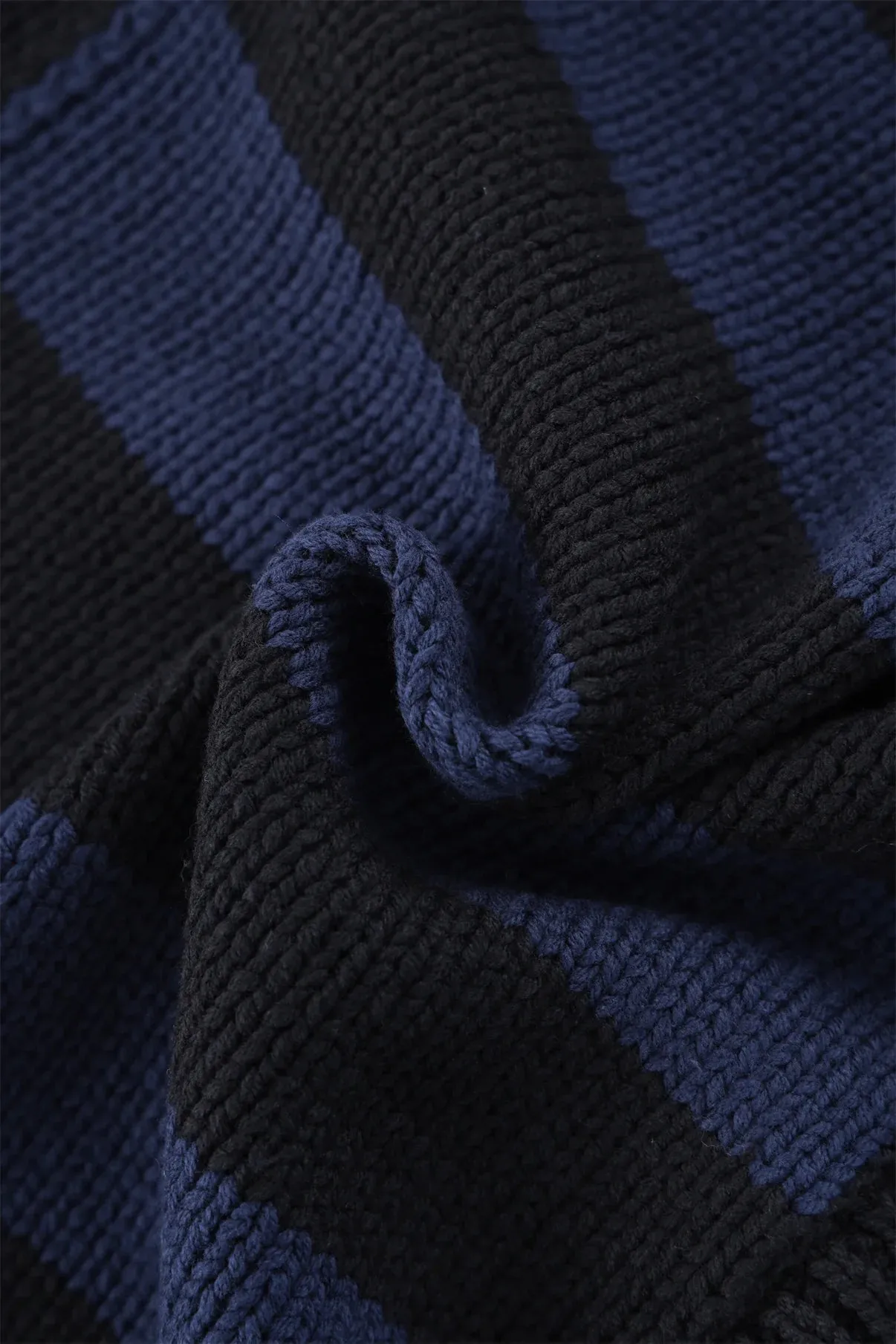 Knitwear Footy Navy/Black   | Unknown