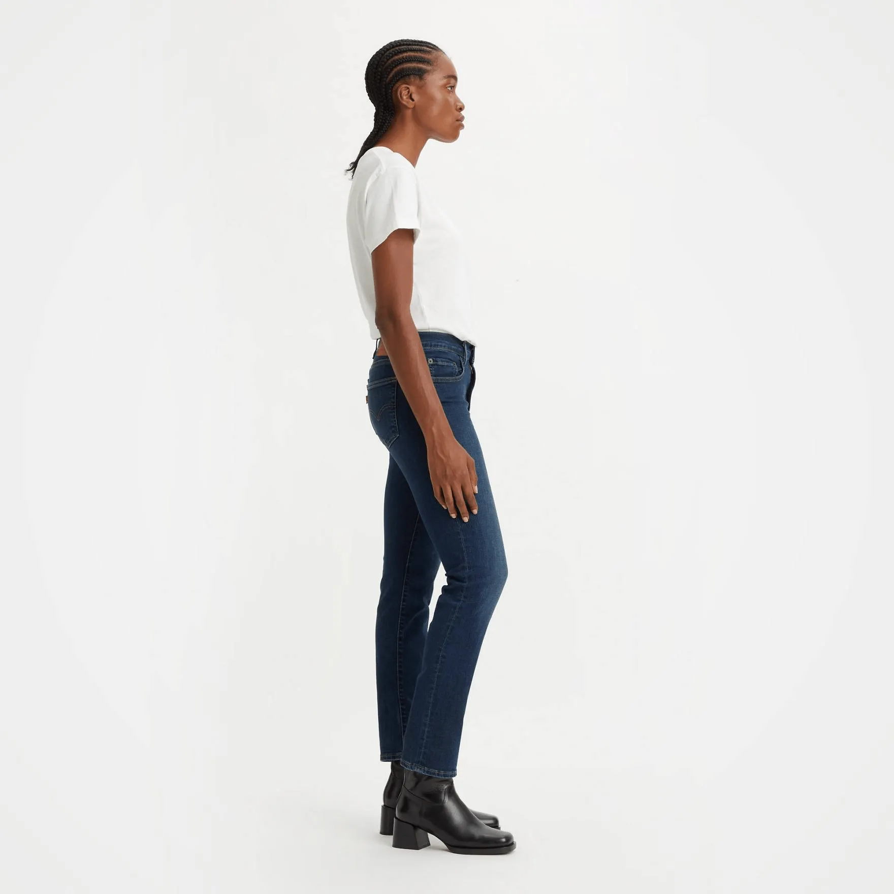 Levi's 724™ High Rise Straight Jeans In Blue Swell