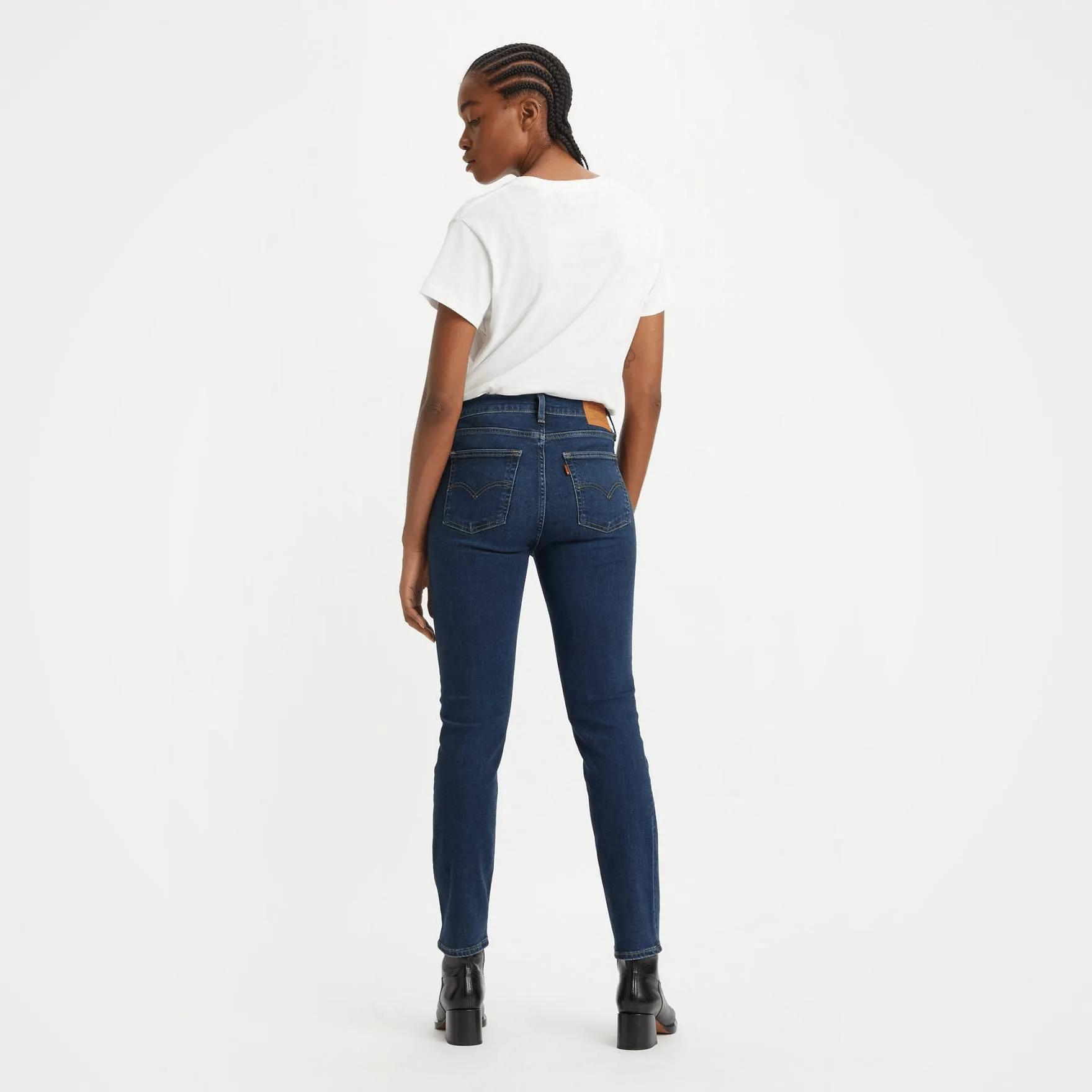 Levi's 724™ High Rise Straight Jeans In Blue Swell