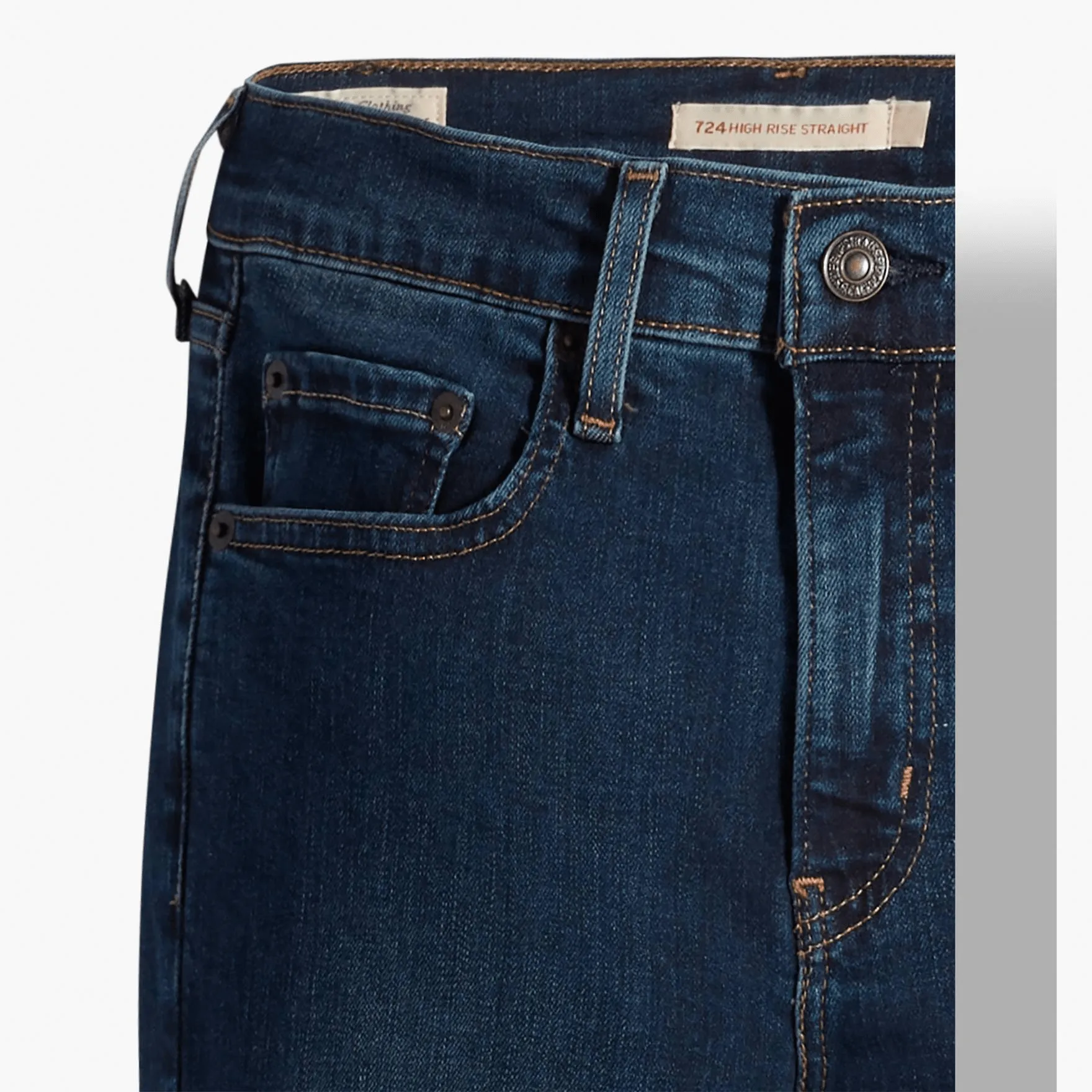 Levi's 724™ High Rise Straight Jeans In Blue Swell