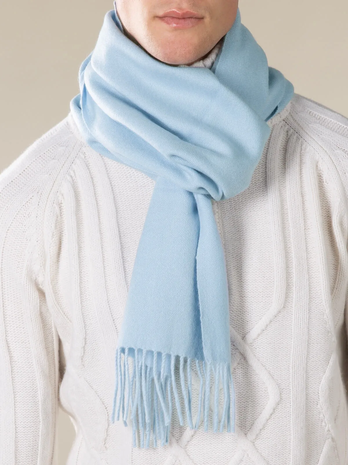 Light Blue Scarf