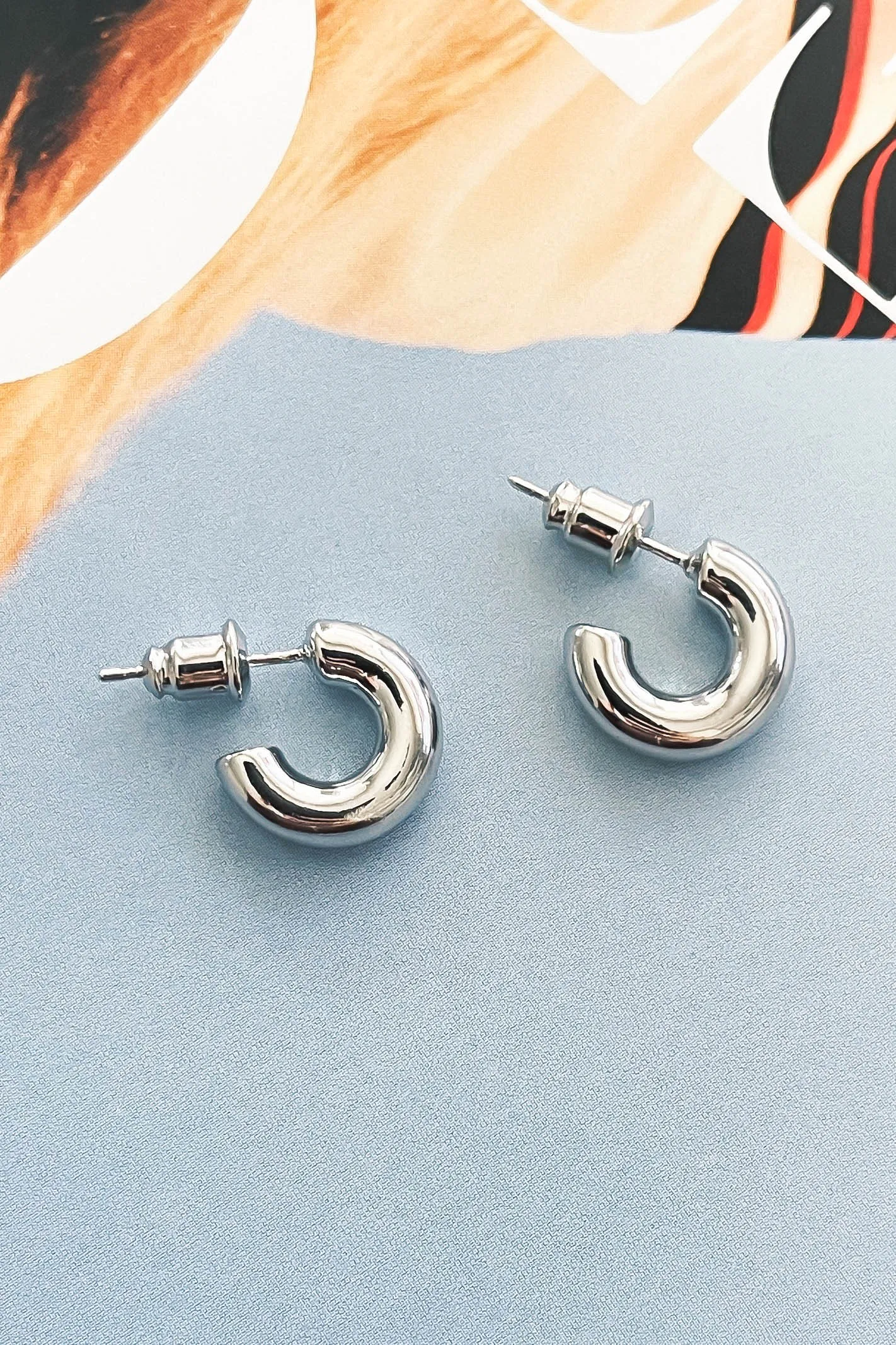 LUNA HOOPS / SILVER