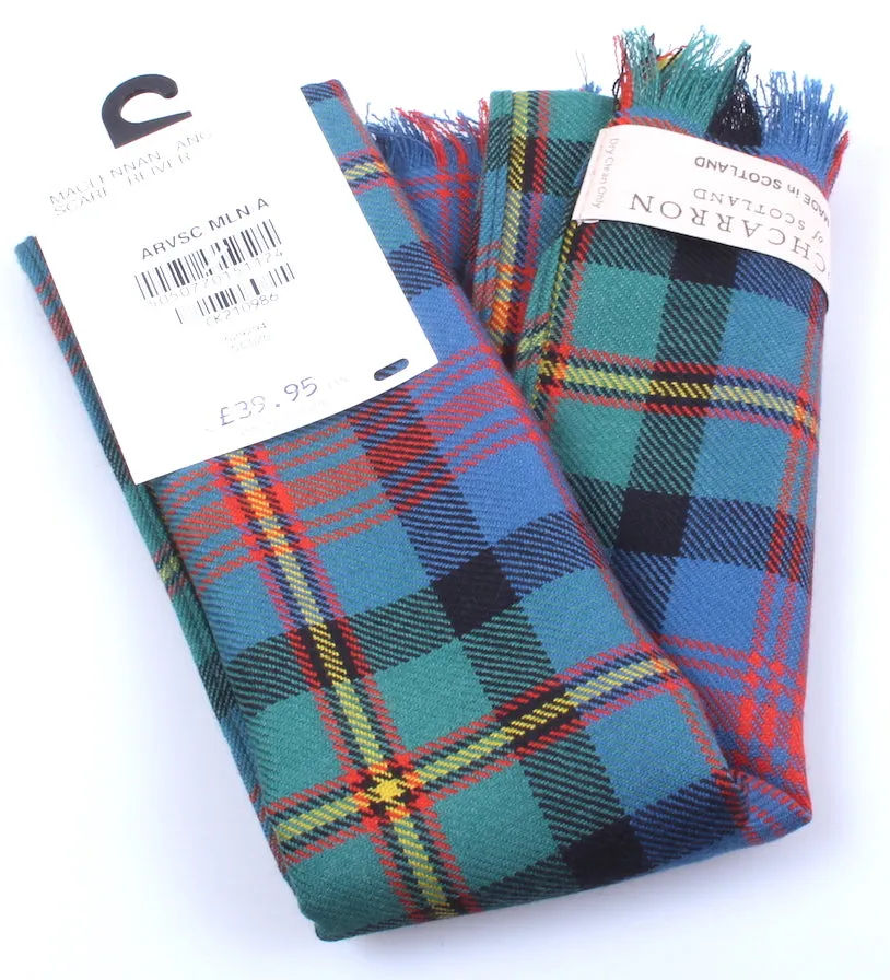 Luxury Lightweight Scarf in MacLennan Ancient Tartan