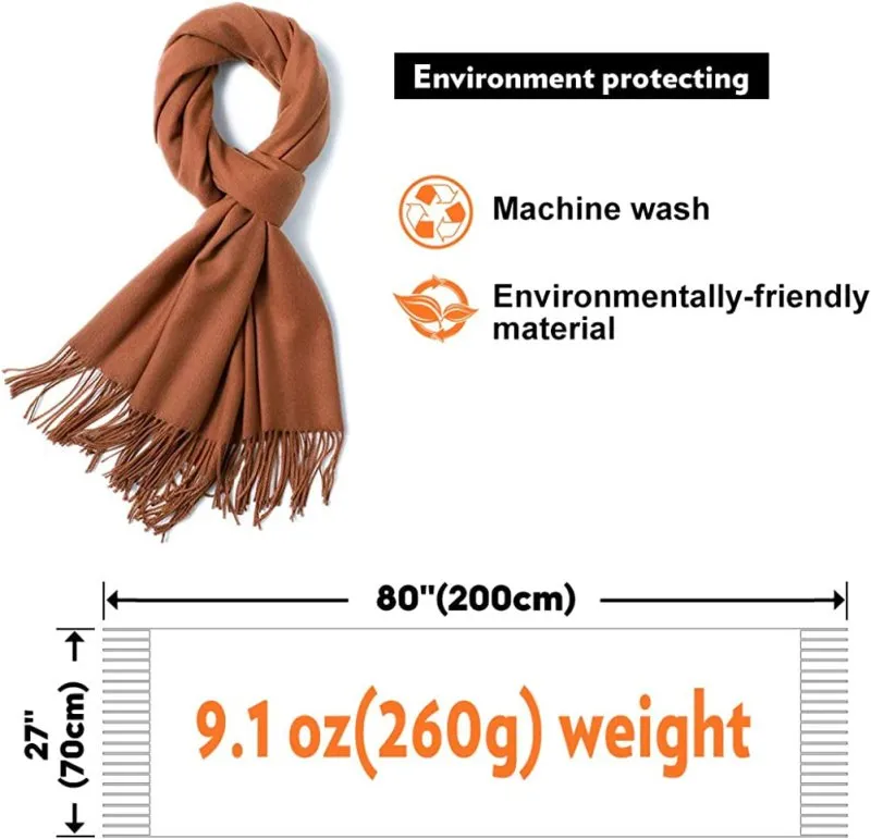 MaaMgic Scarves for Women Pashmina Shawl Wrap Wedding Party Blanket Girls Large Soft Scarves