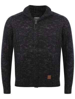 Mago zip up cardigan in navy -  Kensington Eastside