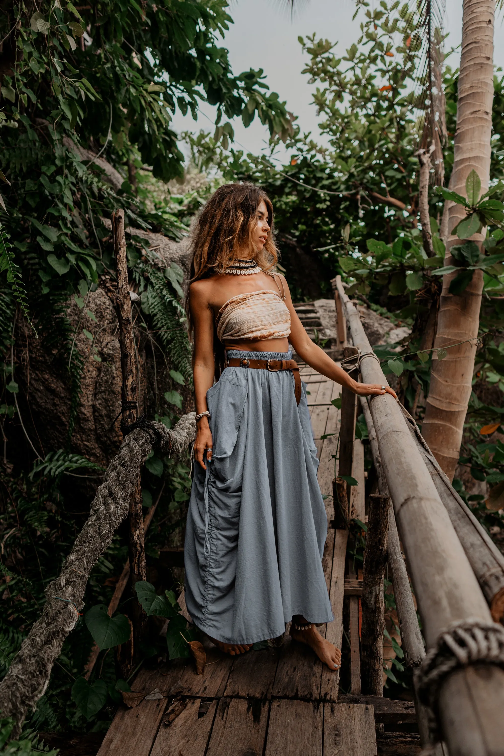 Maxi Skirt Alaina Grey