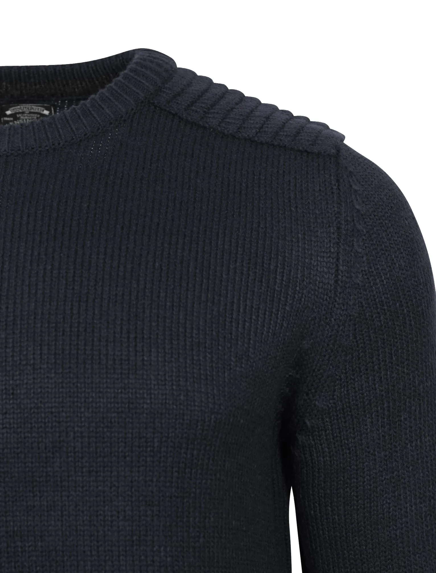 Minos Knitted Jumper in Dark Navy - Kensington Eastside