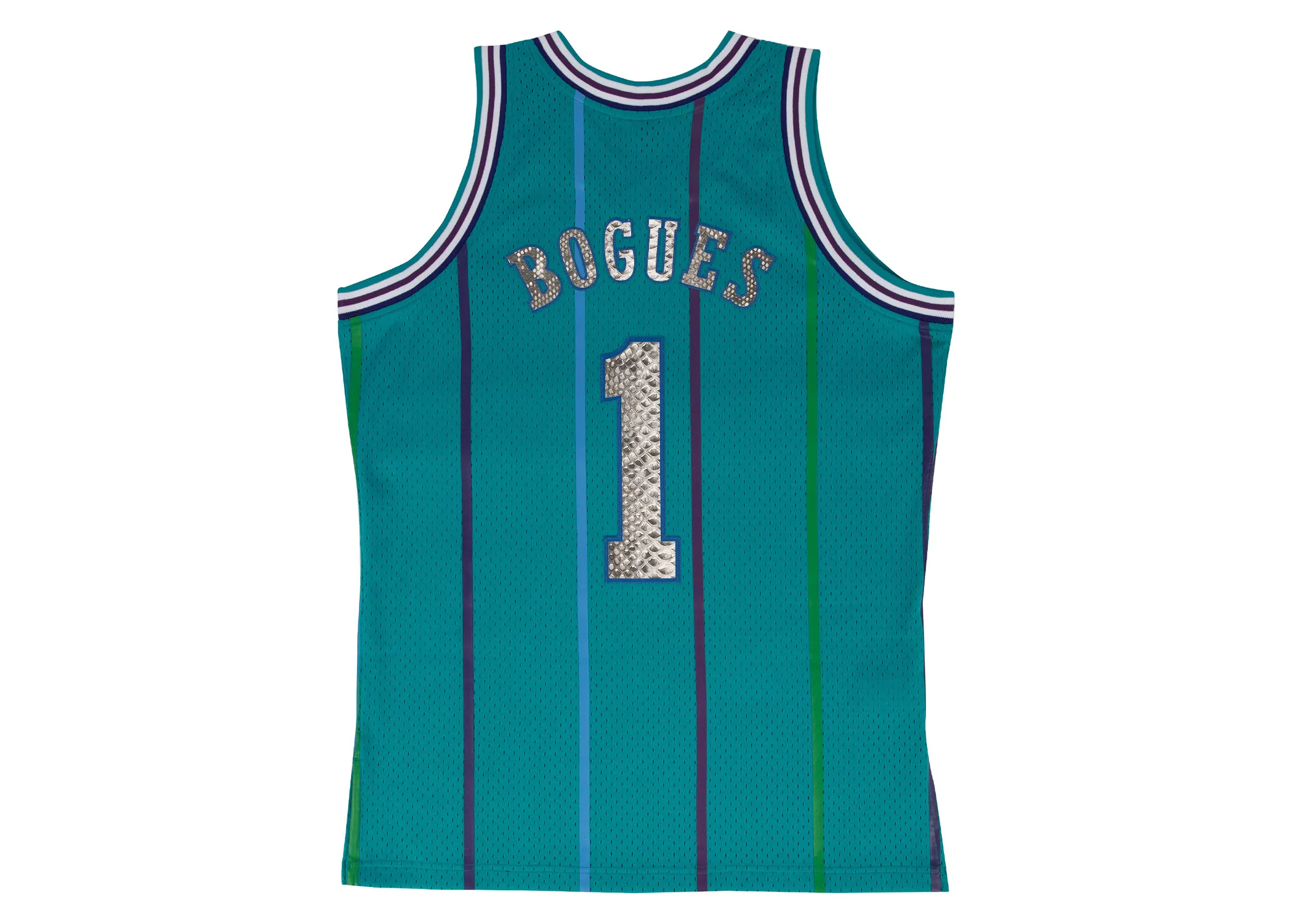 Mitchell & Ness Muggsy Bogues 1992-1993 Charlotte Hornets Python Jersey