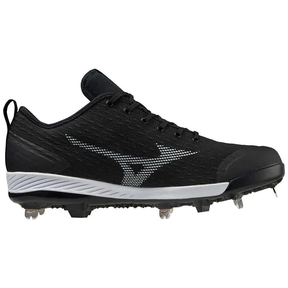 Mizuno Dominant 4 Low Metal Baseball Cleat - Black