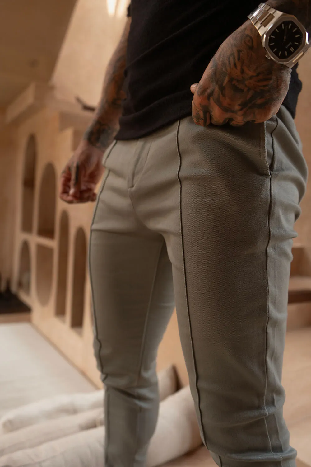 Monte Carlo Trousers - Grey