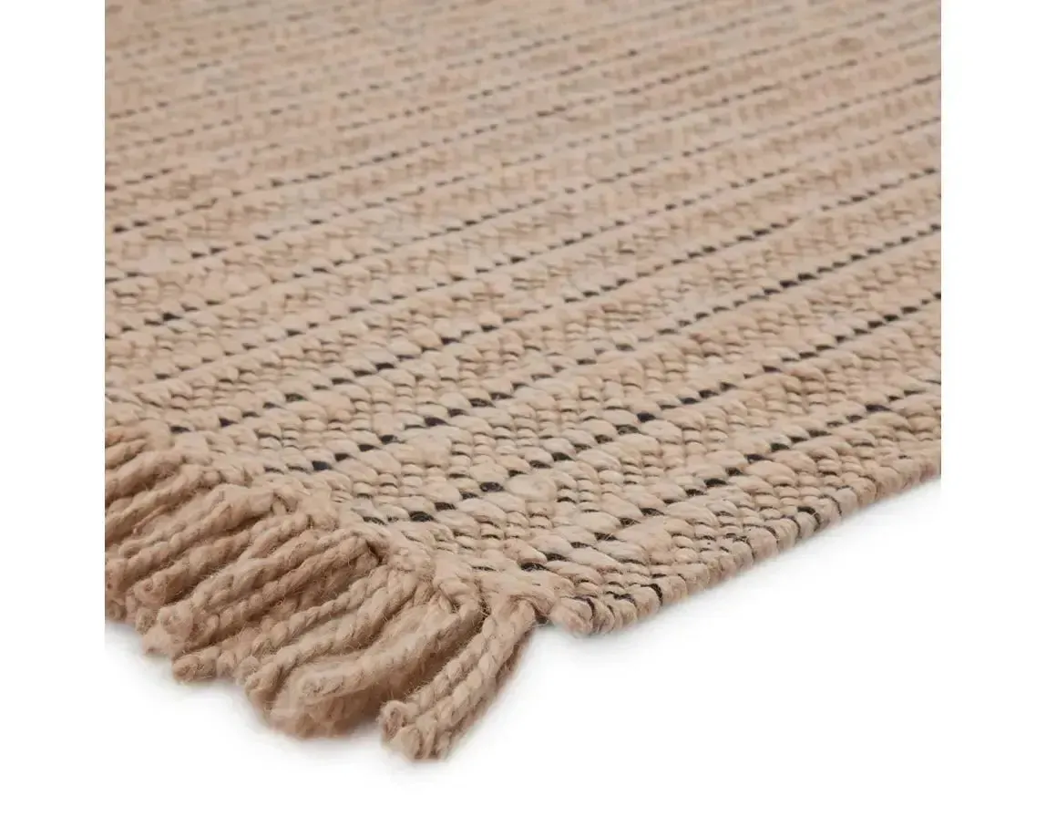 Morning Mantra MMR01 Beige/Black Rug