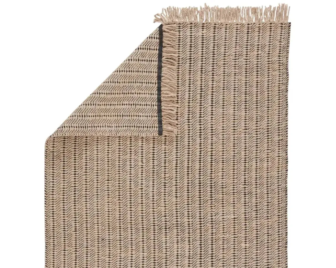 Morning Mantra MMR01 Beige/Black Rug