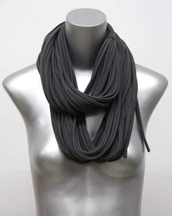 Necklush Chunky Scarf / Dark Brown / Unisex