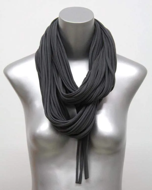 Necklush Chunky Scarf / Dark Brown / Unisex