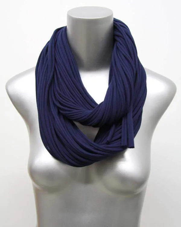 Necklush Chunky Scarf / Navy Blue / Unisex