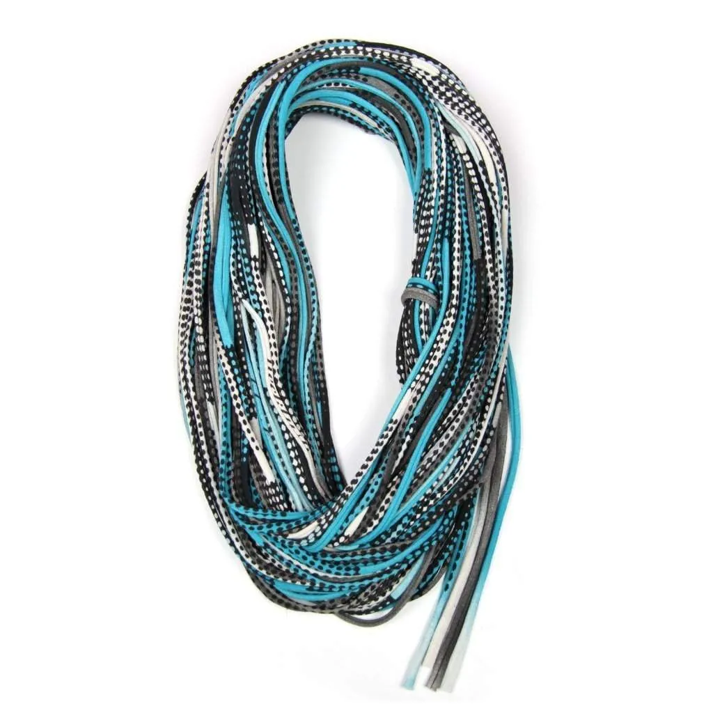 Necklush Chunky Scarf / Turquoise & Black / Unisex