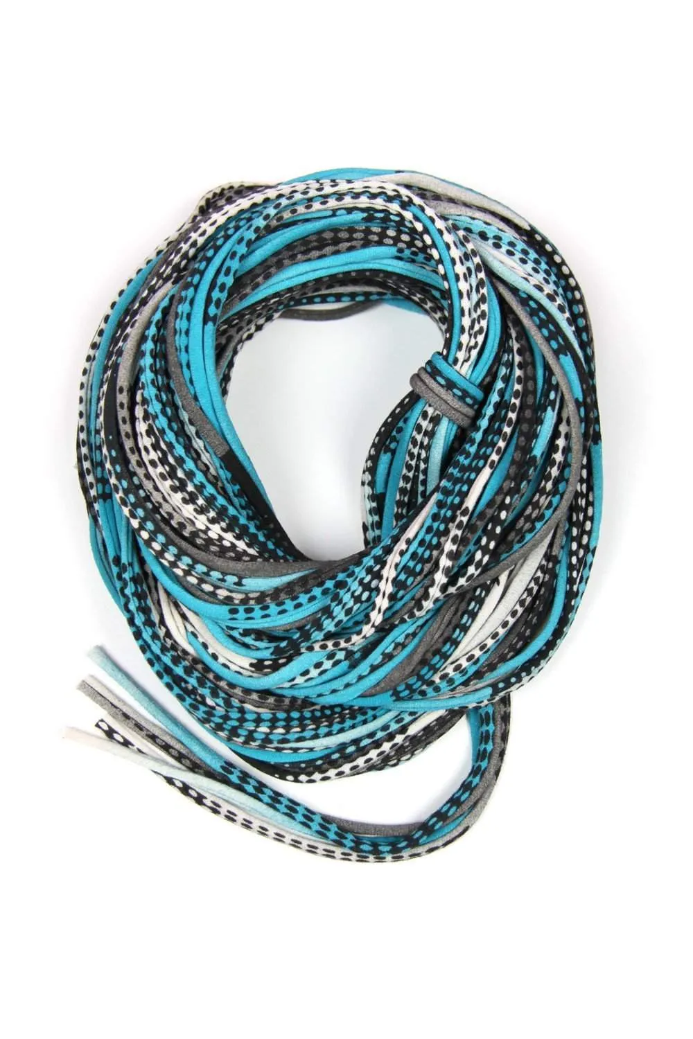 Necklush Chunky Scarf / Turquoise & Black / Unisex