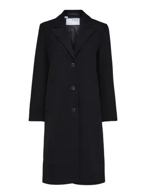 New Alma Wool Coat - Black