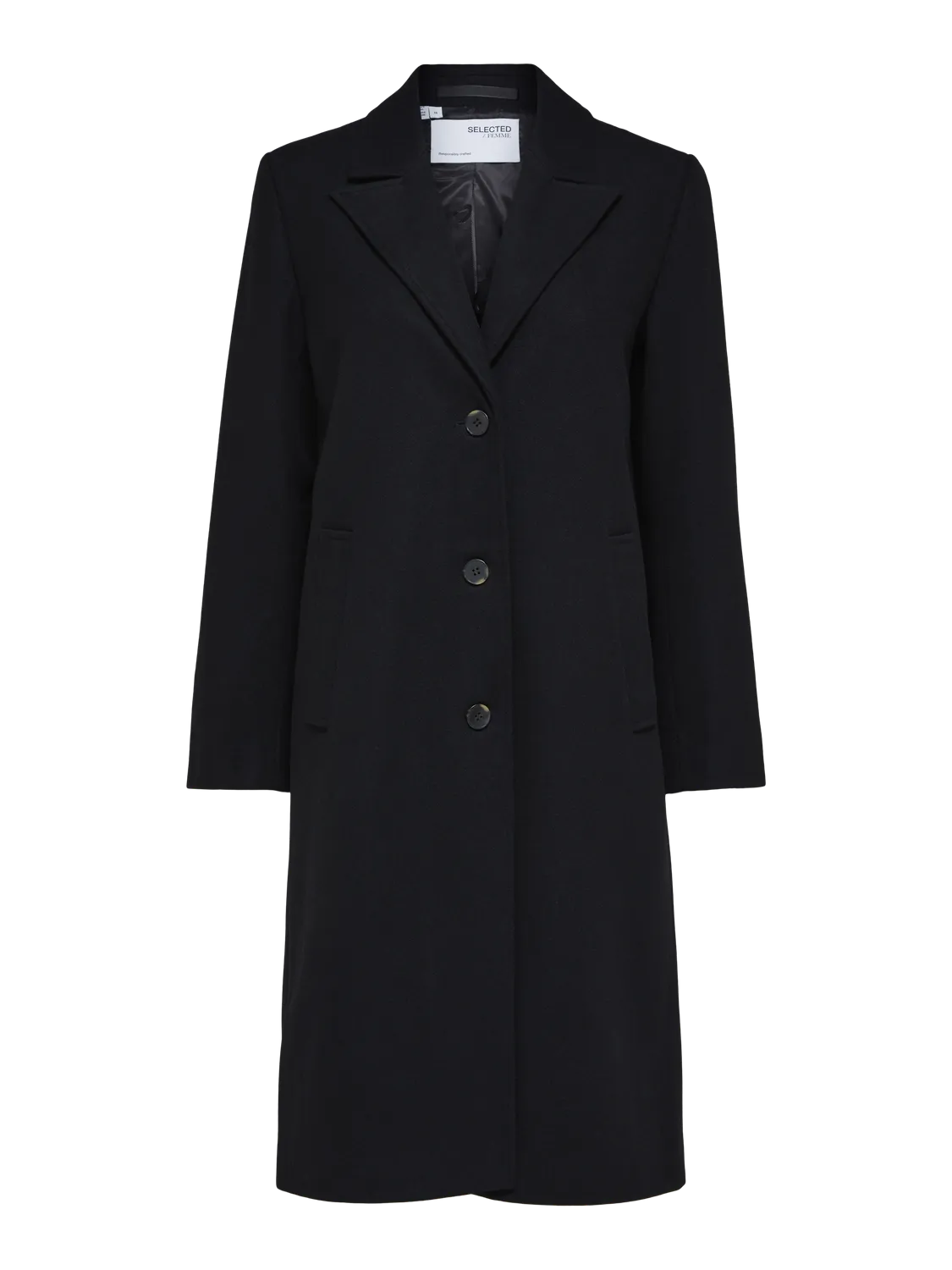 New Alma Wool Coat - Black