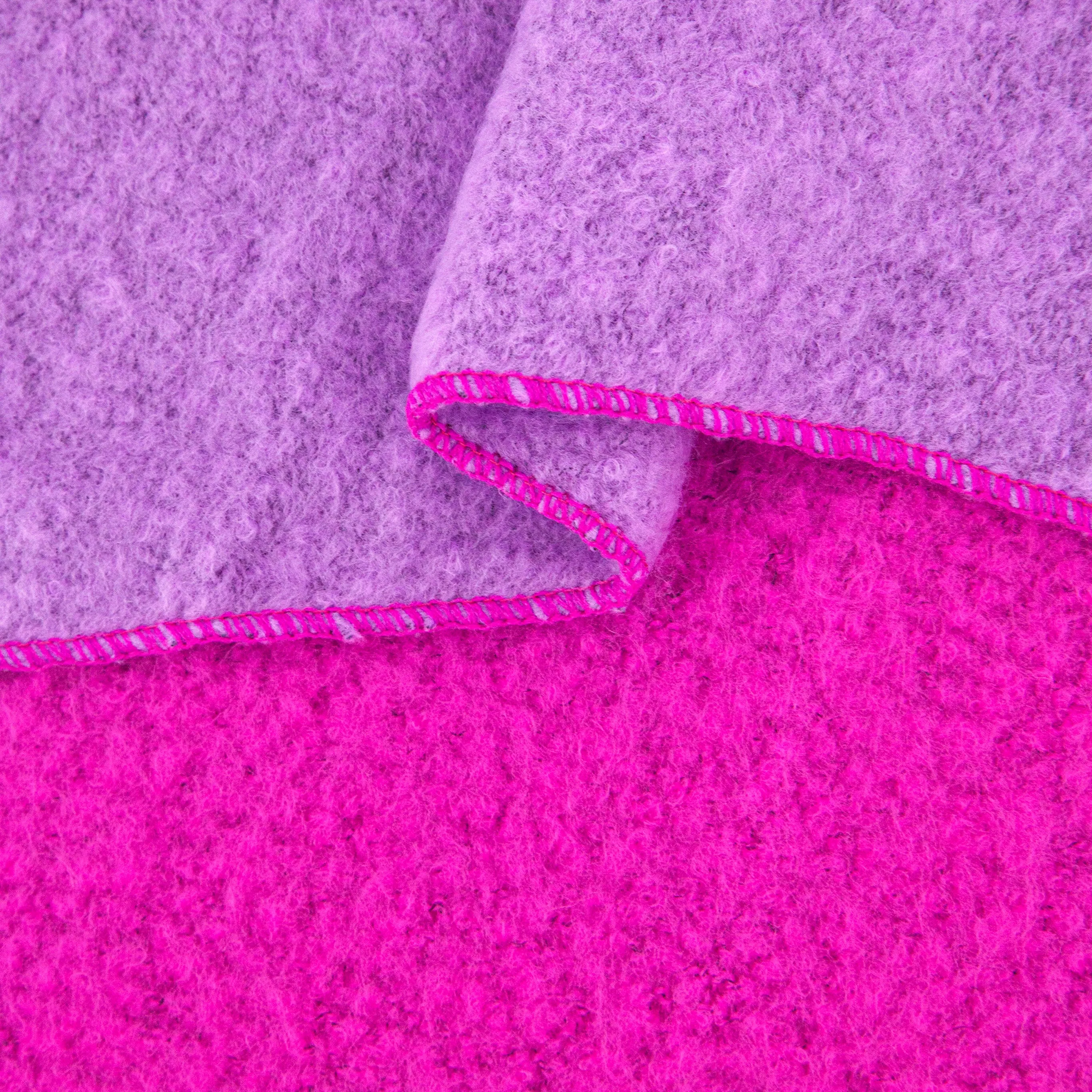 Nora Heavyweight Scarf - Pink/Lilac, Colour Block