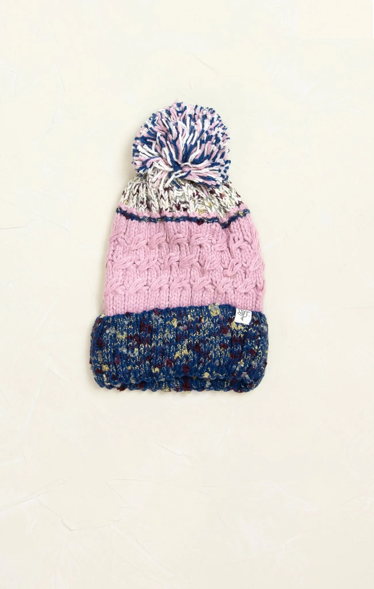 Olivia Chunky Knit Pom Pom Winter Beanie