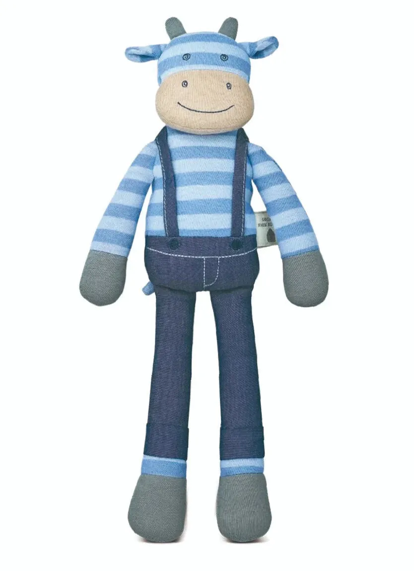 Organic Farm Buddies 14" Plush - Mr. Moo