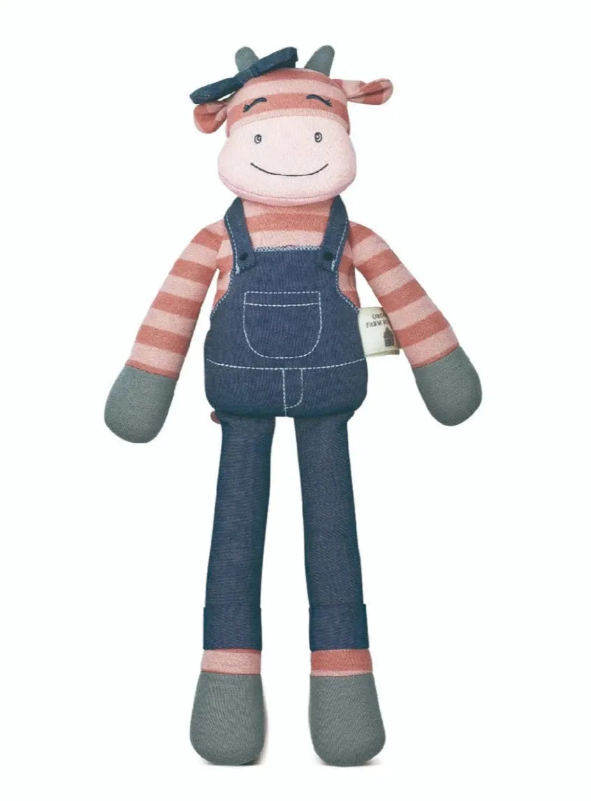 Organic Farm Buddies 14" Plush - Mrs. Moo