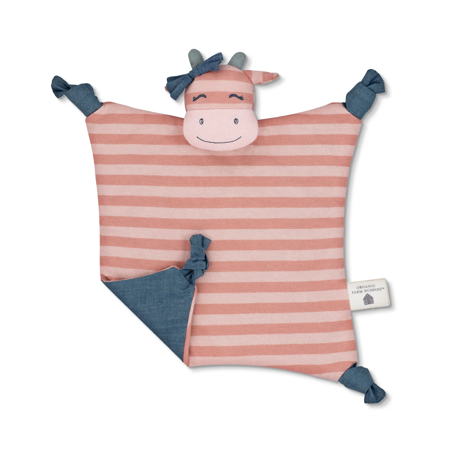 Organic Farm Buddies Blankie - Mrs. Moo