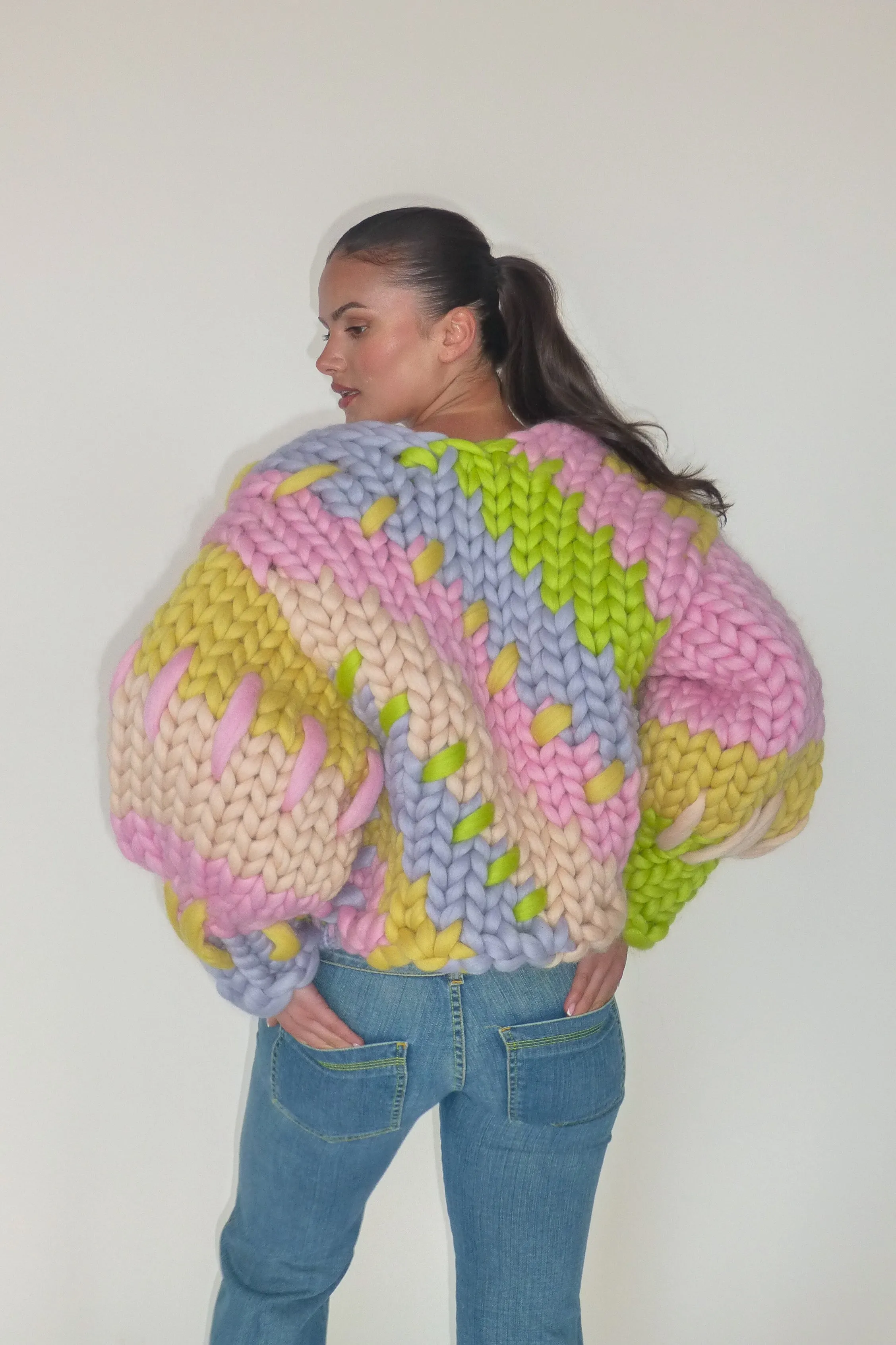 Pastel Colossal Knit Cardigan