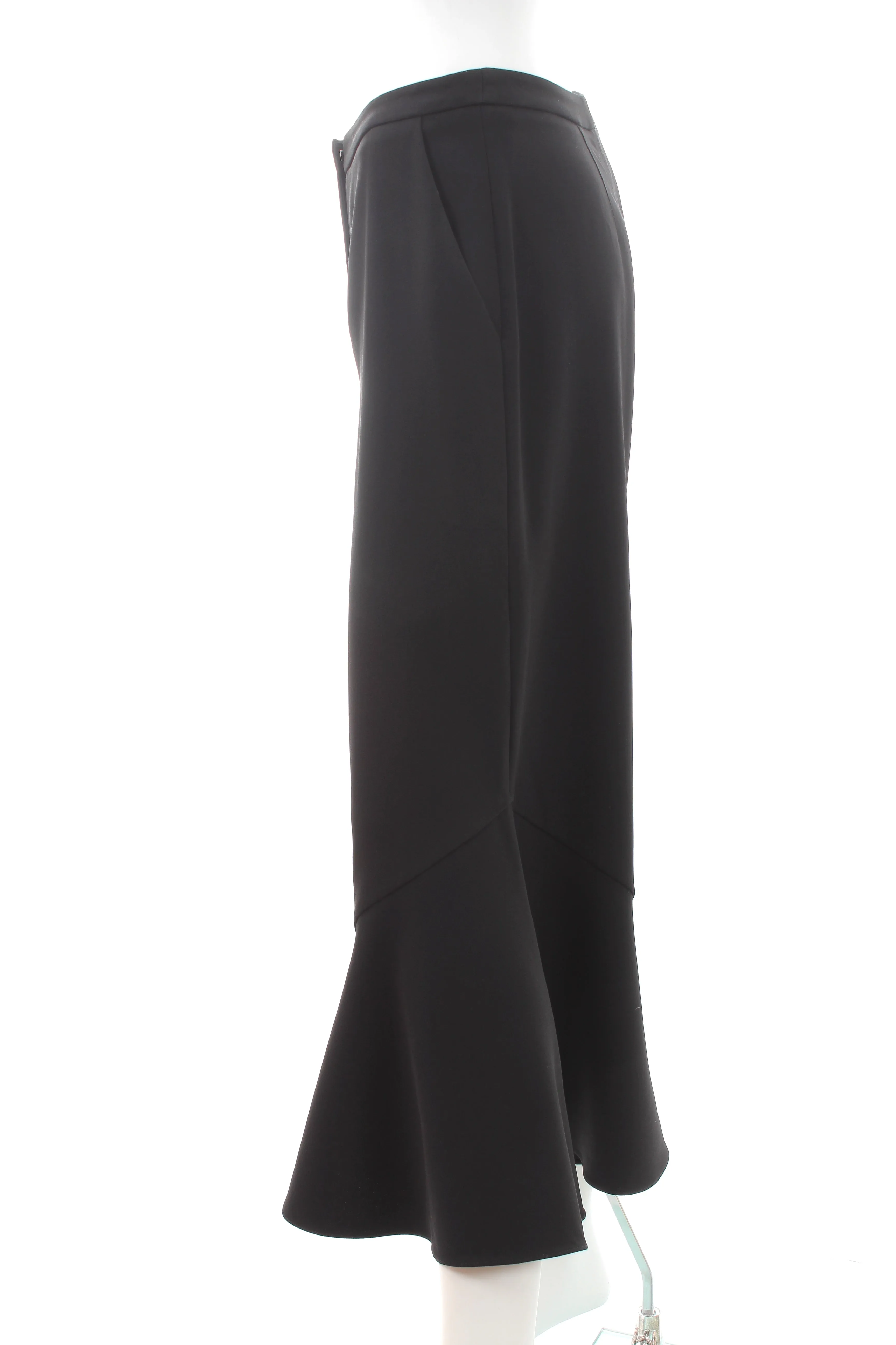 Peter Pilotto Ruffled-Hem Crepe Trousers