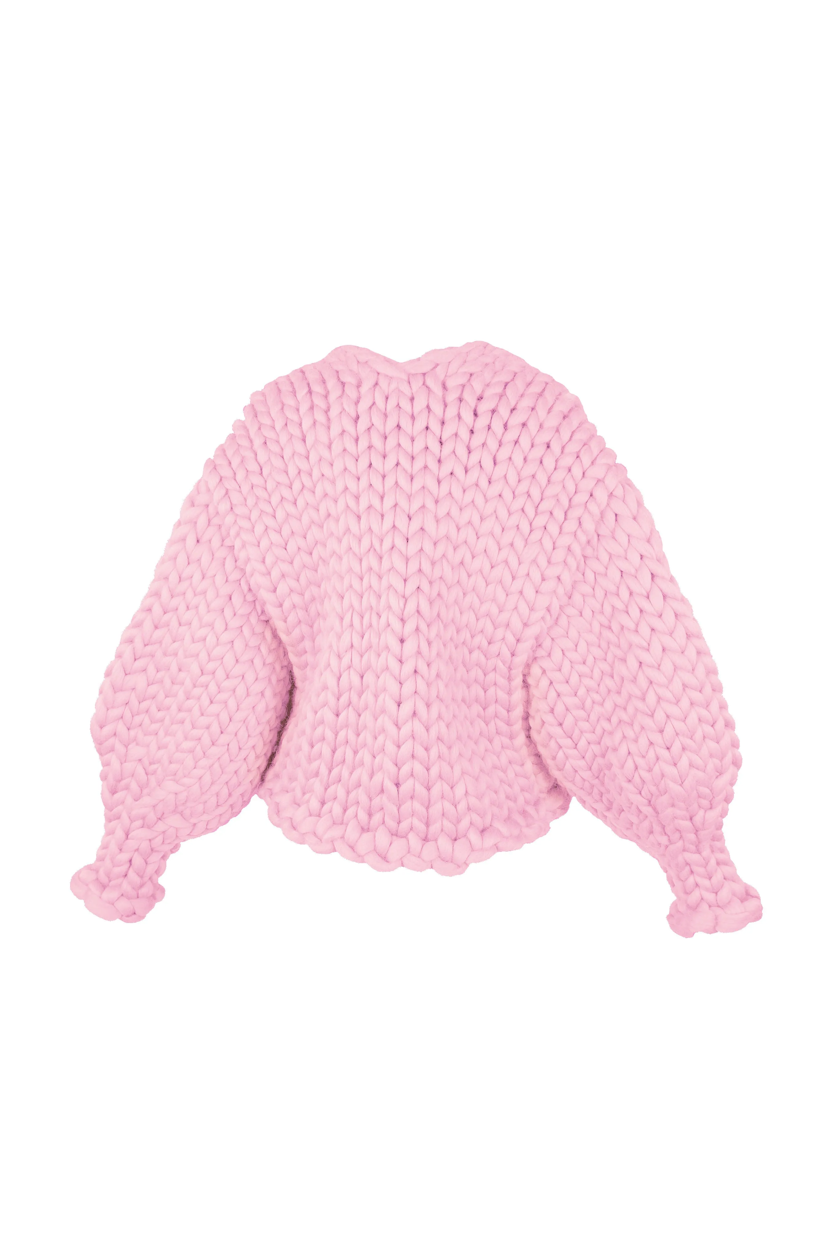 Pink Colossal Knit Cardigan