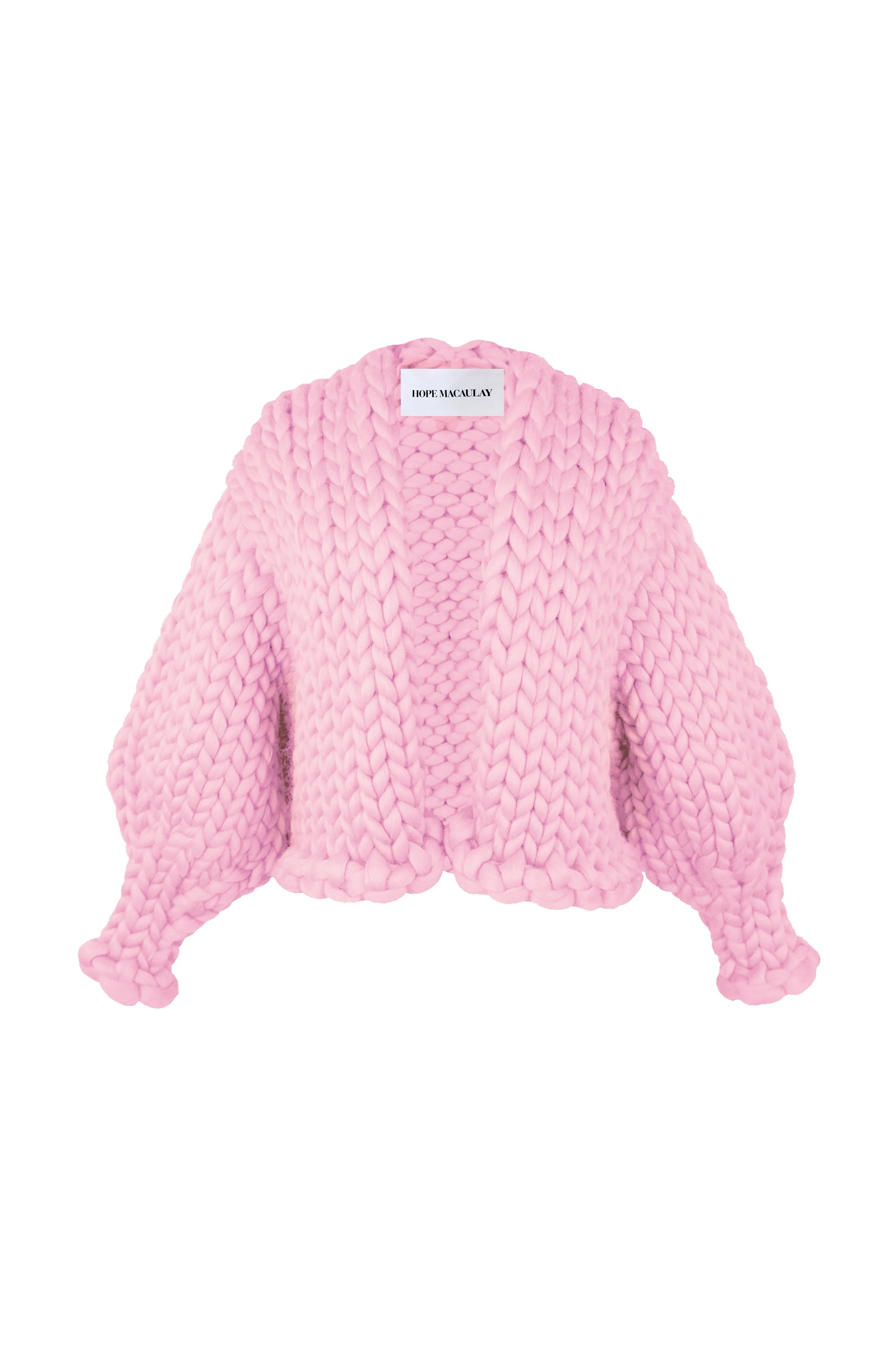 Pink Colossal Knit Cardigan