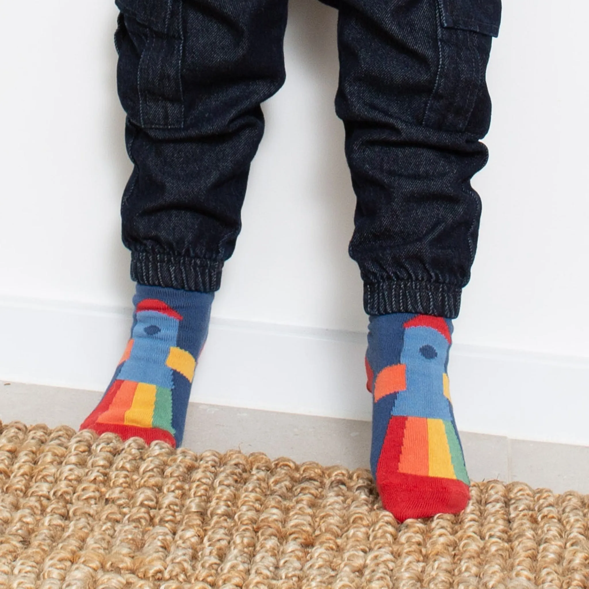 Rainbow rocket socks