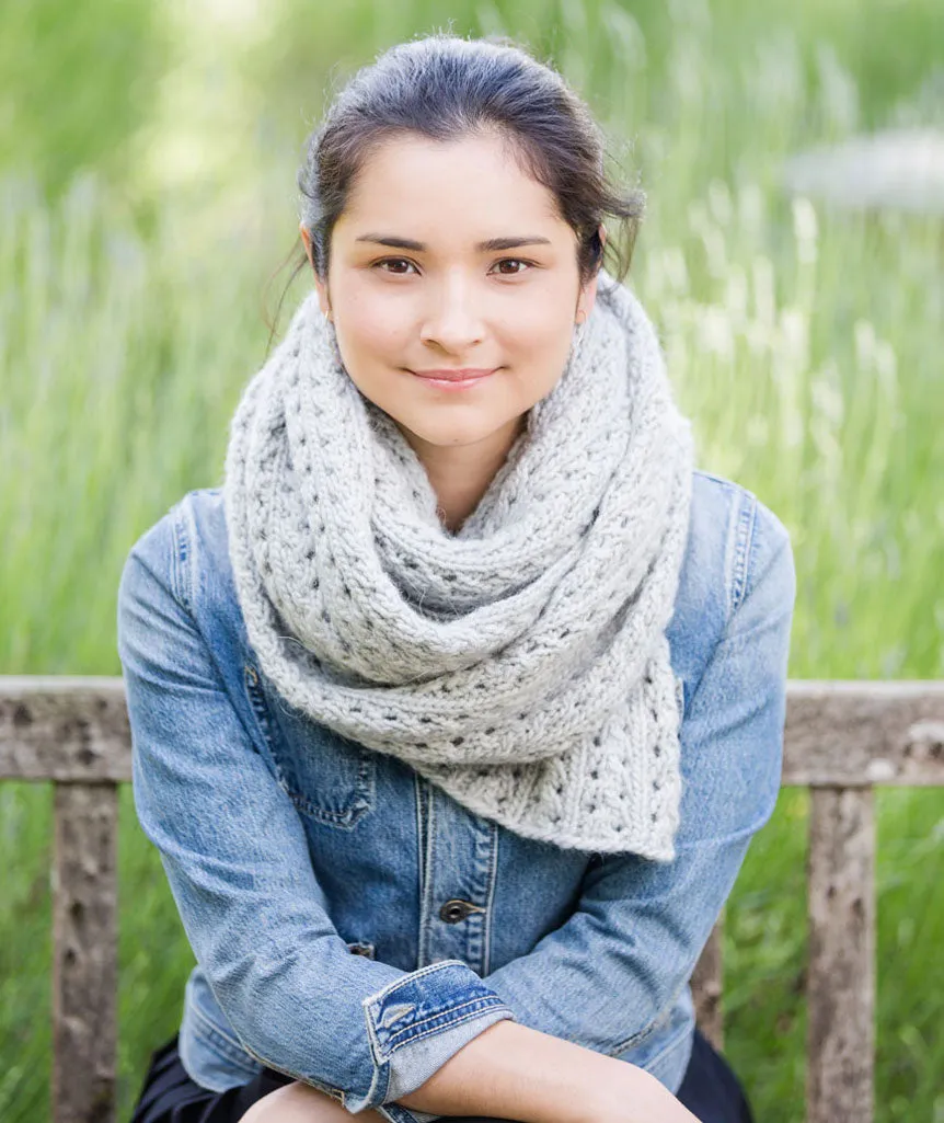 Ribbed Lace Scarf Pattern