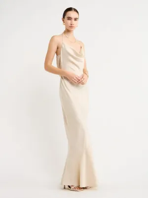 Rumer Iluka Cowl Gown in Cream