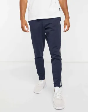 RZA Mens Super Soft Stripped Summer Trouser - NAVY