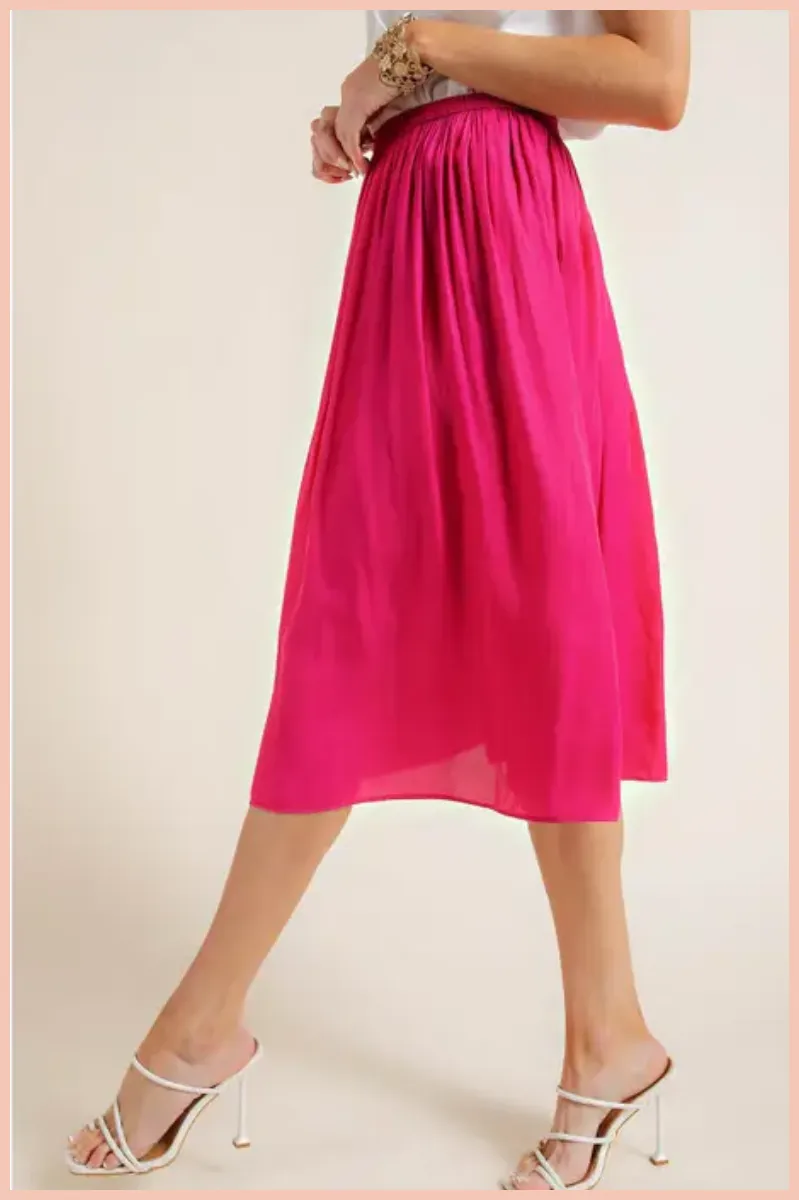 Satin Maxi Skirt | Final Sale