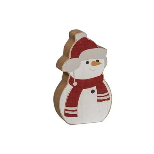 Set of 2 Chunky Snowmen Sitters