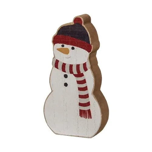 Set of 2 Chunky Snowmen Sitters