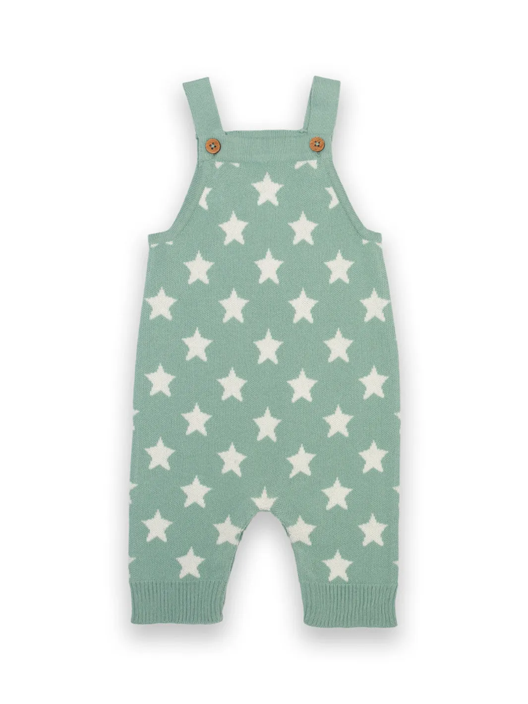 Star knit dungarees